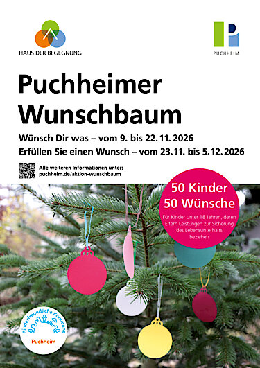 Plakat Puchheimer Wunschbaum 2026